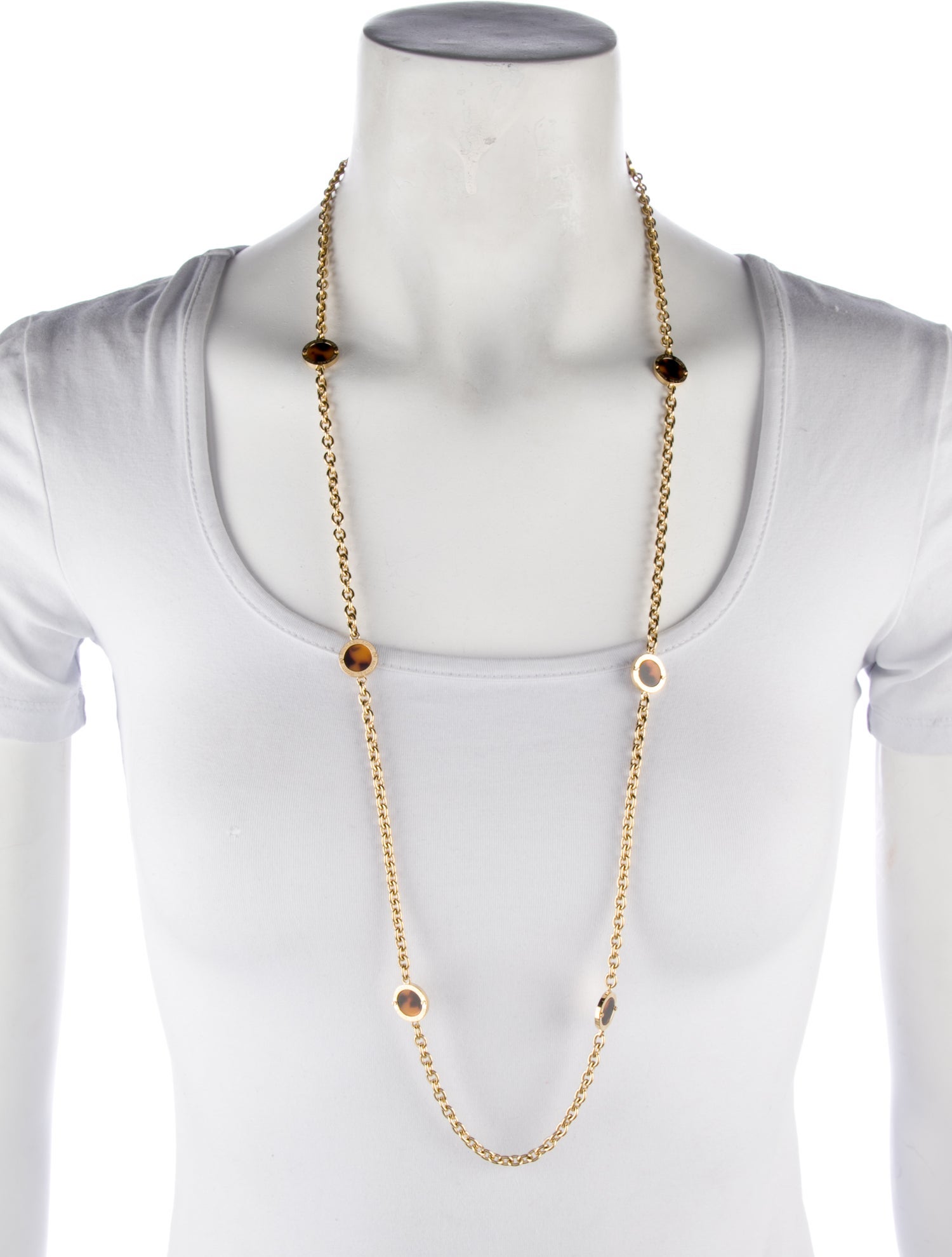 Michael Kors Resin Station Necklace